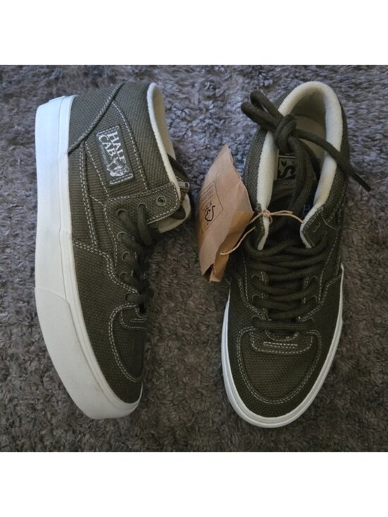 Vans Half Cab Secret Stash Men 8 VR3Cush Vault Premium Green Mid Top 062026 main image 8